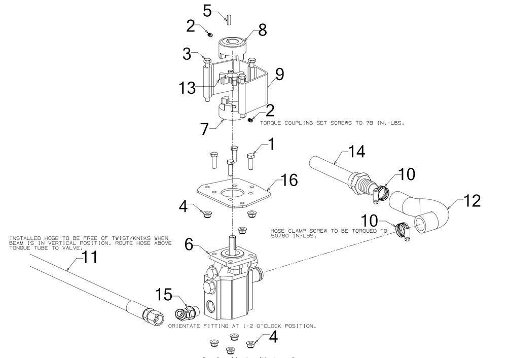 Pump Diagram and Parts List for LS25 (24BF552B756)(2017) Cub Cadet Log Splitter